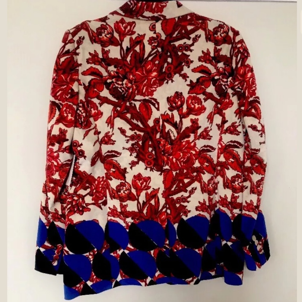 Dries Von Noten Blest Floral Graphic Circle Blazer - Picture 5 of 7